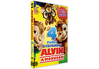 Alvin és a mókusok 1-4. gyűjtemény (DVD)