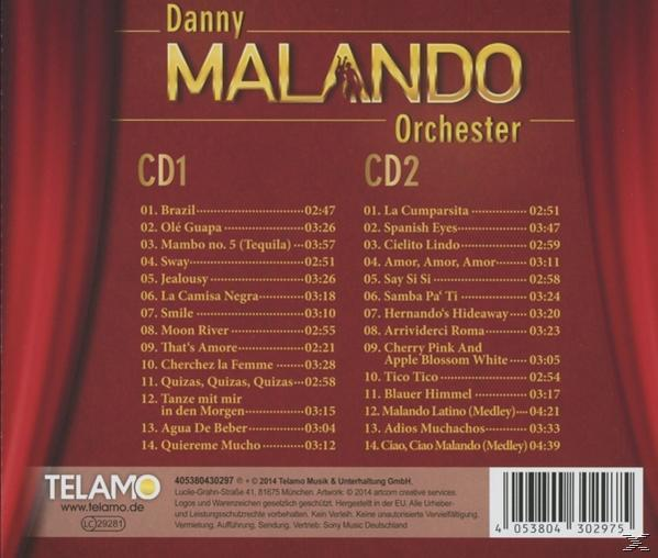 Danny Malando Orchester - Das Beste-Die Schönsten Melodien Der Welt  - (CD)