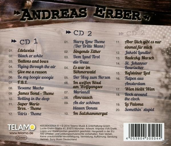Andreas Erber - Sounds Of Zither  - (CD)