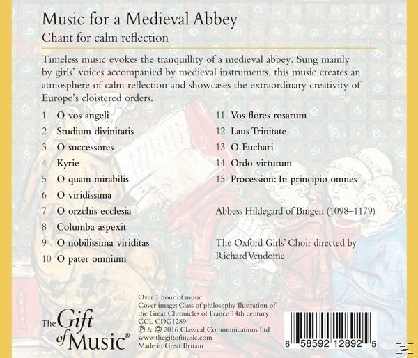 Oxford Girls' Choir - Music for a Medieval Abbey-Chant for calm reflec  - (CD)