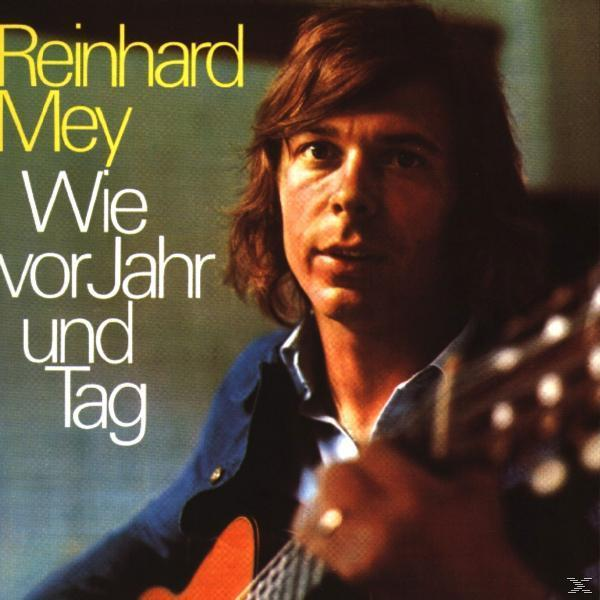 Albumcover zeigt einen Mann mit Gitarre. Text: 'Reinhard Mey Wie vor Jahr und Tag'.