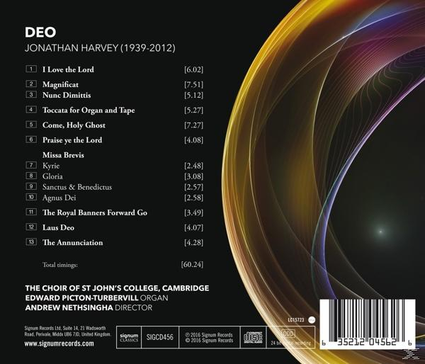 Cambridge Choir Of St John's College - DEO-Chorwerke  - (CD)