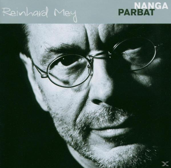 Albumcover mit Reinhard Mey. Nahaufnahme seines Gesichts mit Brille. Schwarz-Weiß-Bild.