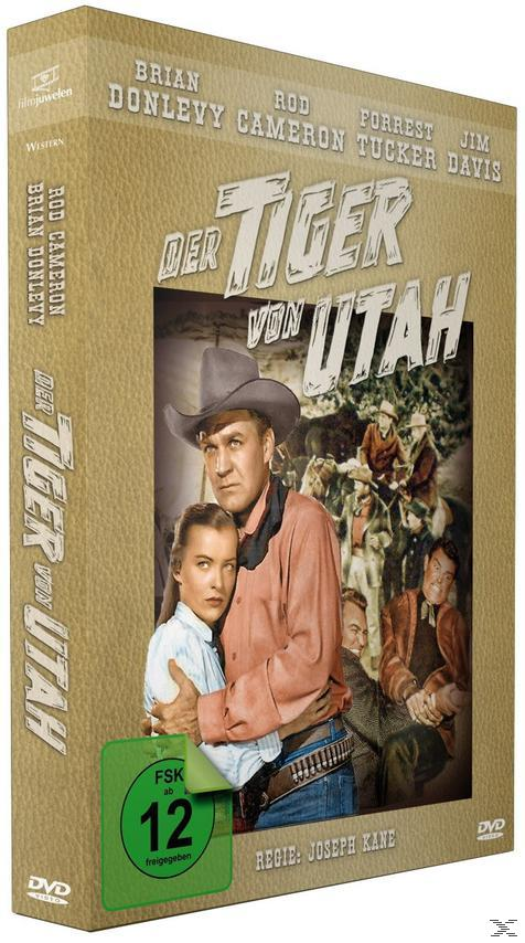 DVD-Hülle eines Westernfilms mit einem Cowboy und einer Frau.