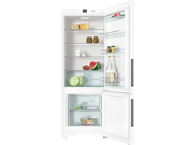 1623 mm KD kWh, (F, ws 242,73 Weiß) MIELE Kühlgefrierkombination 26022 hoch,