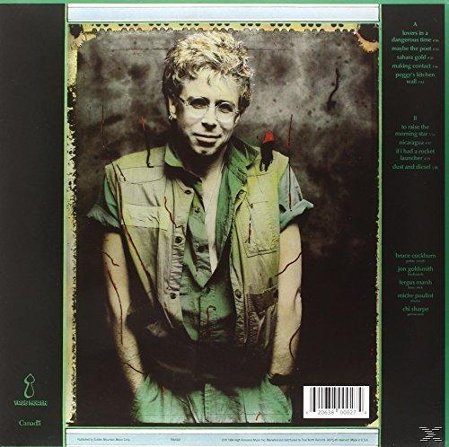 Albumcover: Mann mit Brille und grünem Hemd, und Titelliste auf der Rückseite.