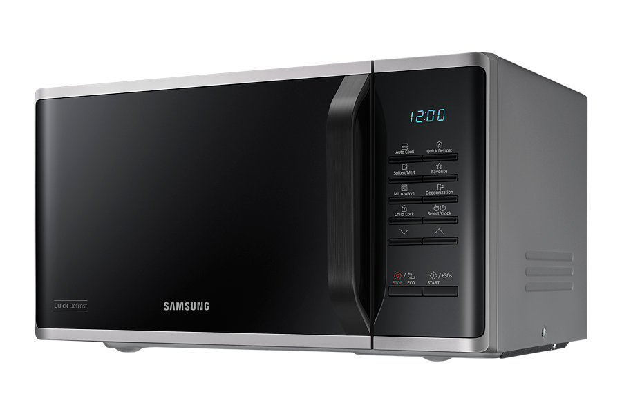 Samsung magnetron, zwart en zilver.