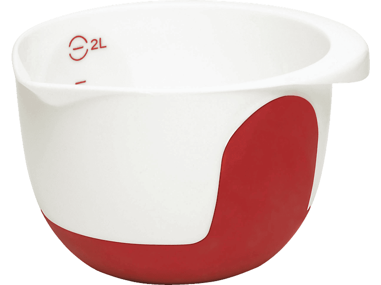 EMSA 508015 & Rührschüssel Mix Bake Weiß/Rot