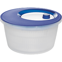 EMSA 505088 Basic  Salatschleuder Transluzent/Blau/Weiß