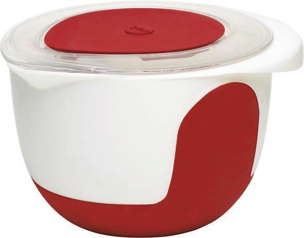 Bake 508018 & EMSA Weiß/Rot Rührschüssel Mix