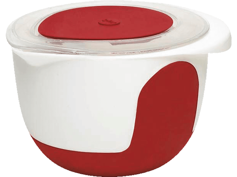 & Bake Rührschüssel Mix Weiß/Rot EMSA 508018