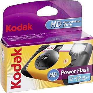 KODAK Power Flash - Macchina fotografica monouso - 35 mm - Fotocamera monouso Giallo, Nero