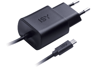 ISY Quick Charger Wall mit Kabel IWC 3500 - Caricabatterie (Nero)