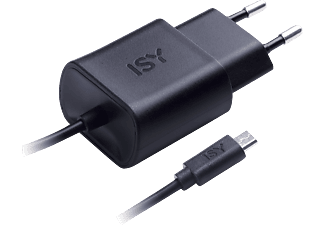 ISY Quick Charger Wall mit Kabel IWC 3500 - Ladegerät (Schwarz)