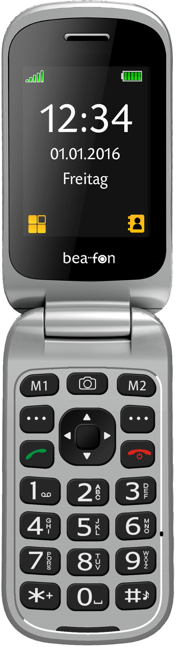 BEAFON SL 570 Handy, Schwarz/Silber