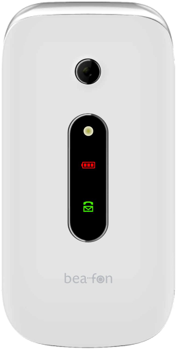 BEAFON SL 570 Handy, Weiß/Silber