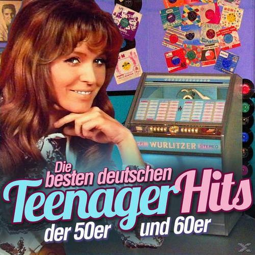 Albumcover: Frau, Jukebox und Text in Rosa und Weiß auf dem Cover.