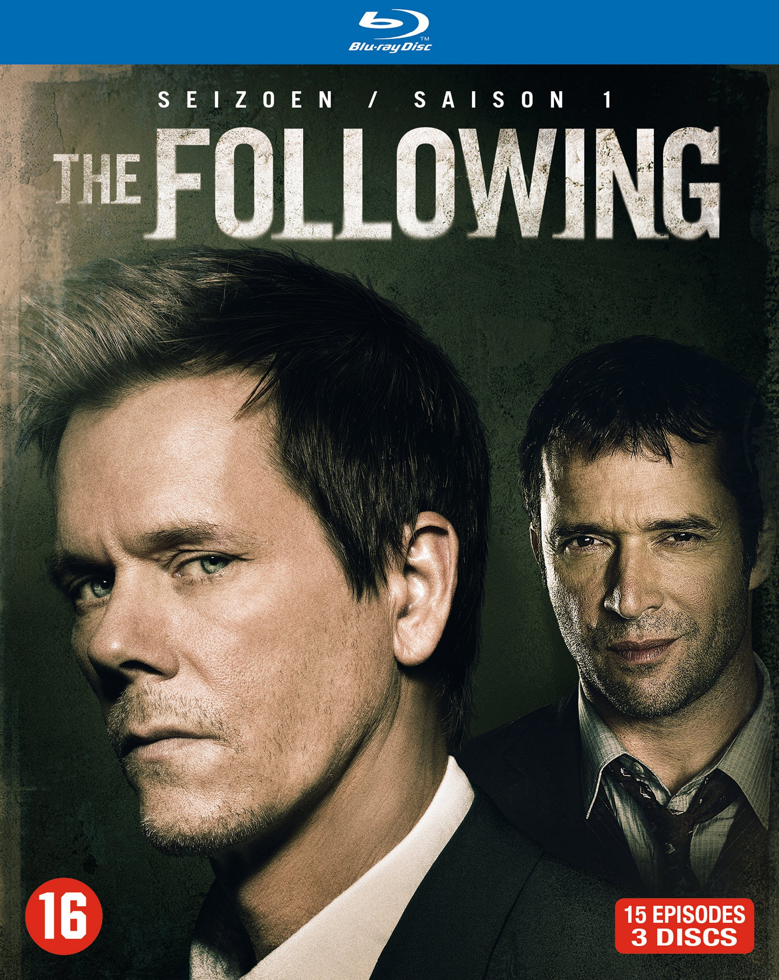 Couverture Blu-ray pour The Following saison 1.
