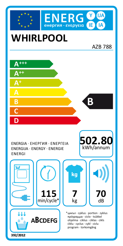 WHIRLPOOL AZB 788 Premium Selection kondenzációs szárítógép