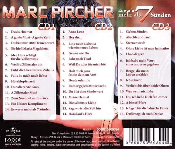 Album-Rückseite mit drei Spalten mit Songtiteln und dem Namen des Künstlers.
