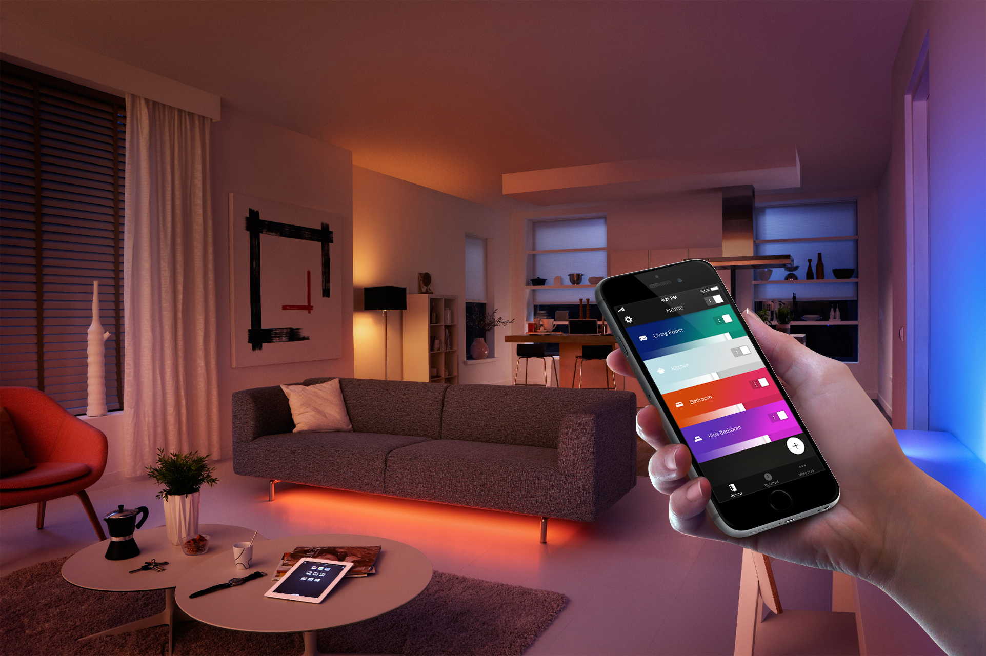 PHILIPS Hue Living Colors Iris Erweiterung LED Mehrfarbig