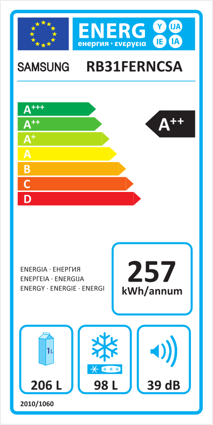 SAMSUNG RB31FERNCSA No Frost kombinált hűtőszekrény   