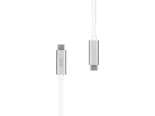 ARTWIZZ 8249-1592 - Cavo di ricarica e dati USB-C (Argento/Bianco)