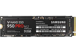 SAMSUNG 950 Pro 512GB 2500MB-1500MB/s M.2 PCI-E 3.0 Dahili SSD MZ-V5P512BW
