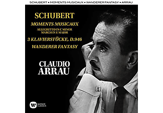 Claudio Arrau - Moments Musicaux / Allegretto in C Min. - March in E Maj. / 3 Klavierstücke / Wanderer Fantasy (CD)