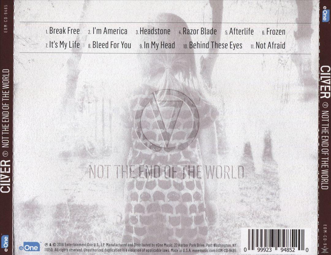 CD-Cover mit dem Titel 'Not The End Of The World'.