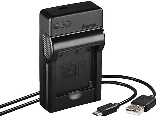 HAMA Caricabatterie USB "Travel" - Caricabatterie (Nero)