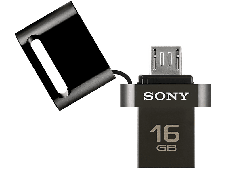 SONY MPE Sa3 Duo USB-stick microUSB 3.1 16 GB Zwart (USM16SA3B)