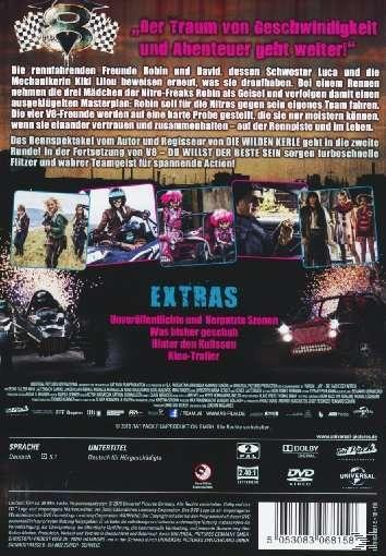 DVD-Rückseite mit Text, Bildern und Barcode, mit Bildern und Filmdetails.
