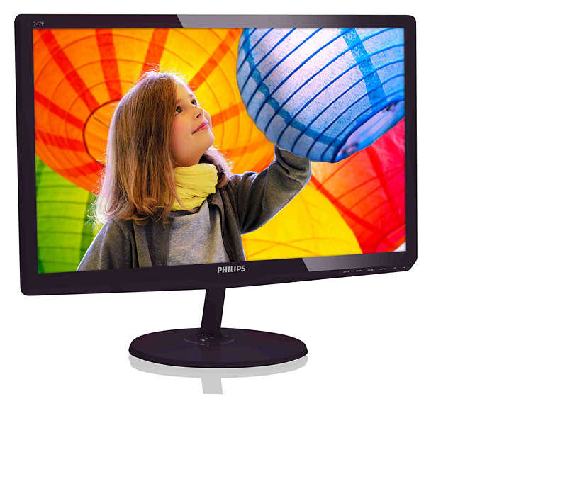PHILIPS 247E6LDAD-00 23.6 İnç W LED Full HD IPS-ADS LCD Monitör Siyah