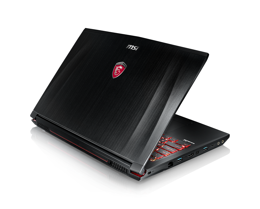 MSI GE62-6QE81 - 15,6 Zoll - Intel® Core™ i7 i7-6700HQ - 8 GB - 1 TB - NVIDIA - Windows 10 Home (64 Bit)