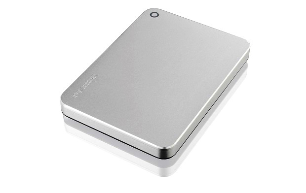 TOSHIBA Canvio Premium for Mac Festplatte, 1 TB HDD, 2,5 Zoll, extern, Silber