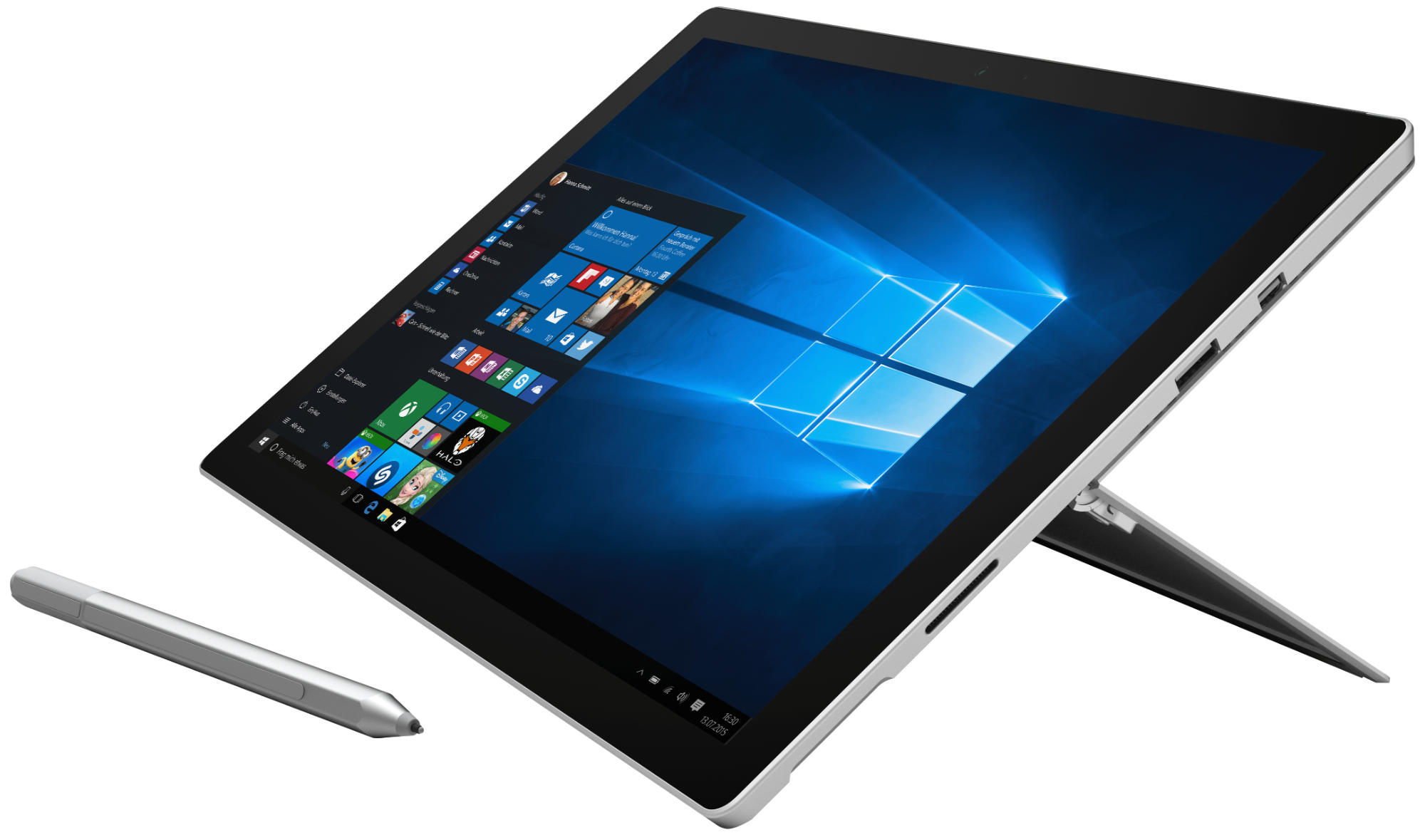 MICROSOFT Surface Pro 4 mit Surface-Stift (Pen) - 12,3 Zoll - Intel® Core™ m3 m3-6Y30 - 4 GB - 128 GB - Intel® HD 515 - Windows 10 Pro (64 Bit)
