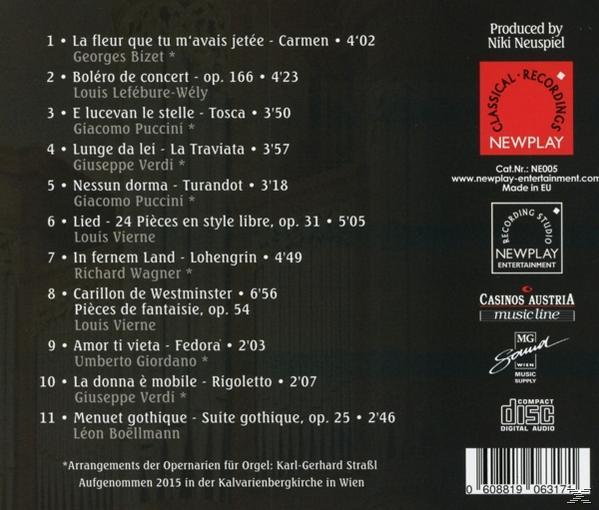 Oliver Ringelhahn, Karl-Gerhard Straßl - Oper & Orgel  - (CD)
