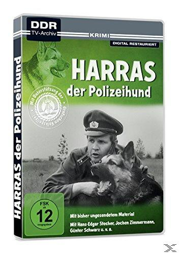 DVD-Cover eines deutschen Polizeihundefilms. Ein Mann und ein Hund sind im Bild. Grüner Rand.