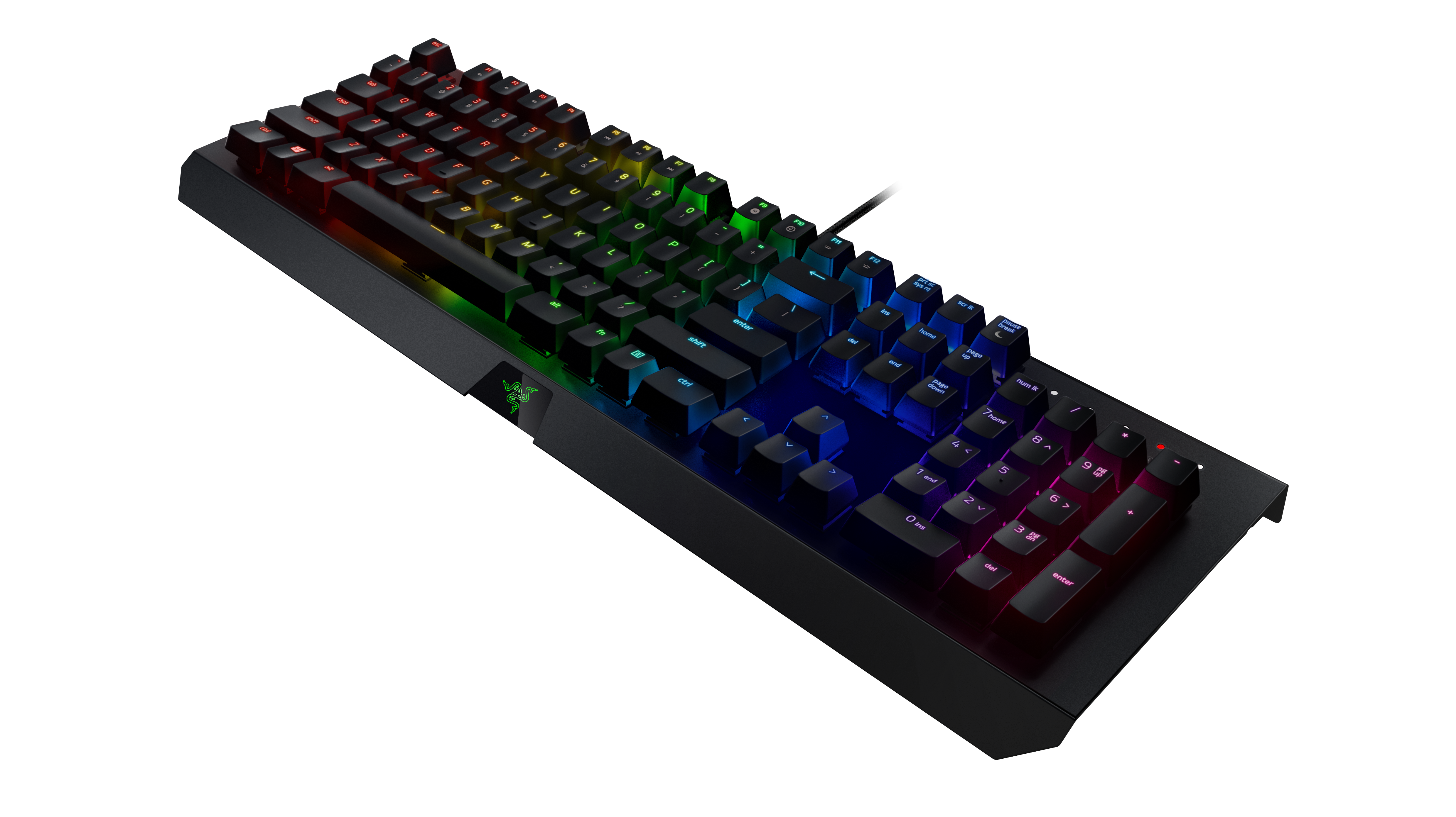 RAZER BlackWidow X Chroma, Gaming Tastatur, Mechanisch, Razer Green, Schwarz