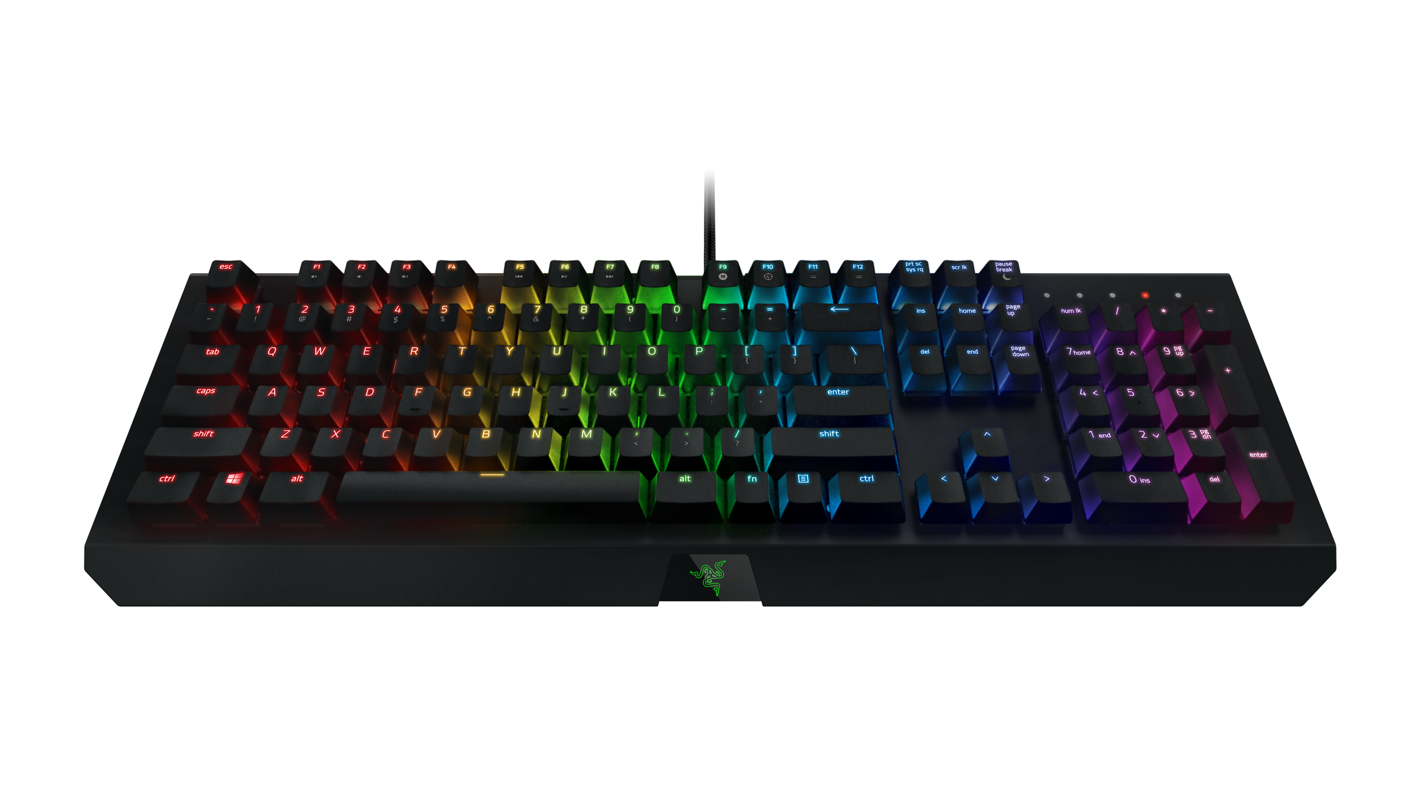 RAZER BlackWidow X Chroma, Gaming Tastatur, Mechanisch, Razer Green, Schwarz