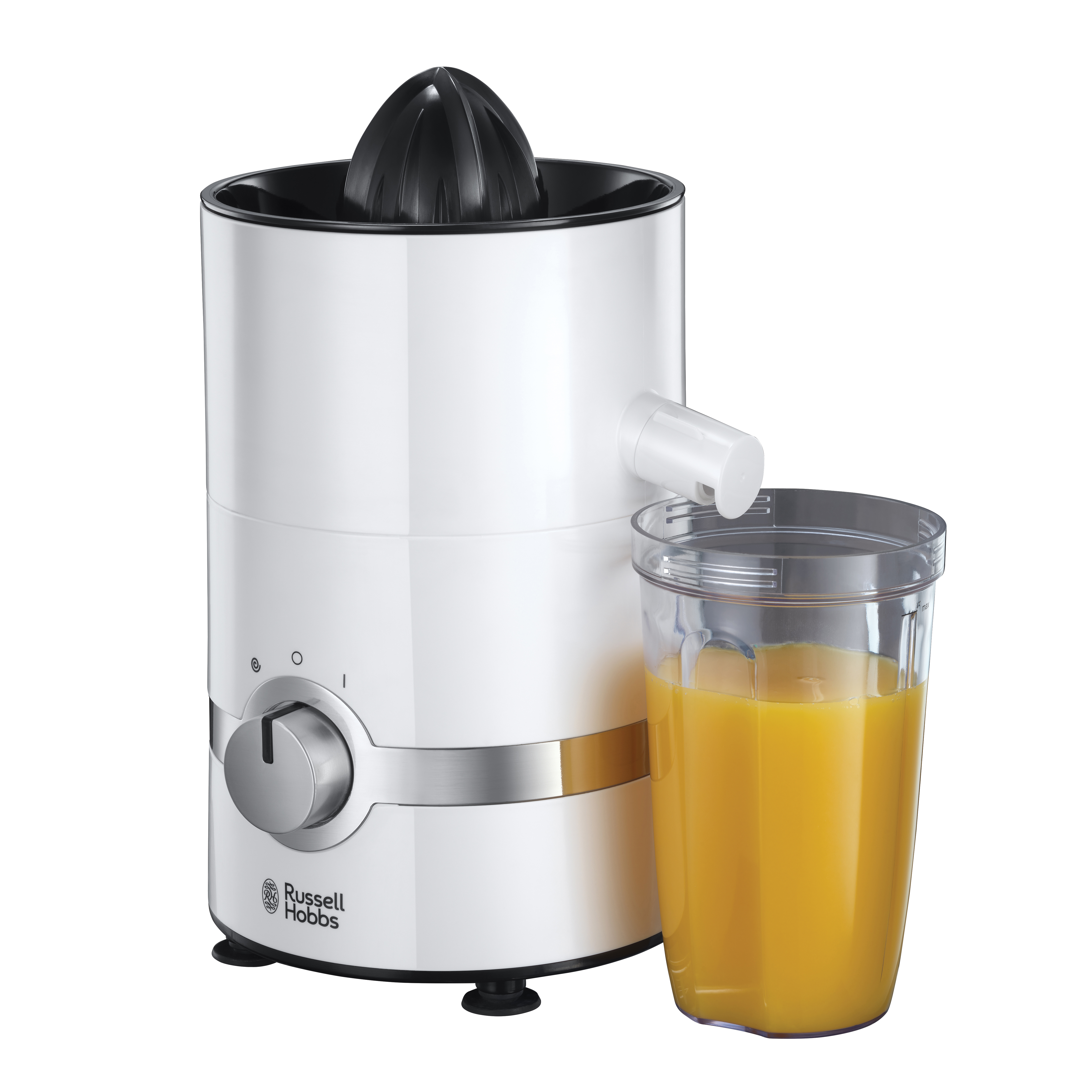 RUSSELL HOBBS 22700-56 Entsafter 800 Watt, Weiß/Chrom