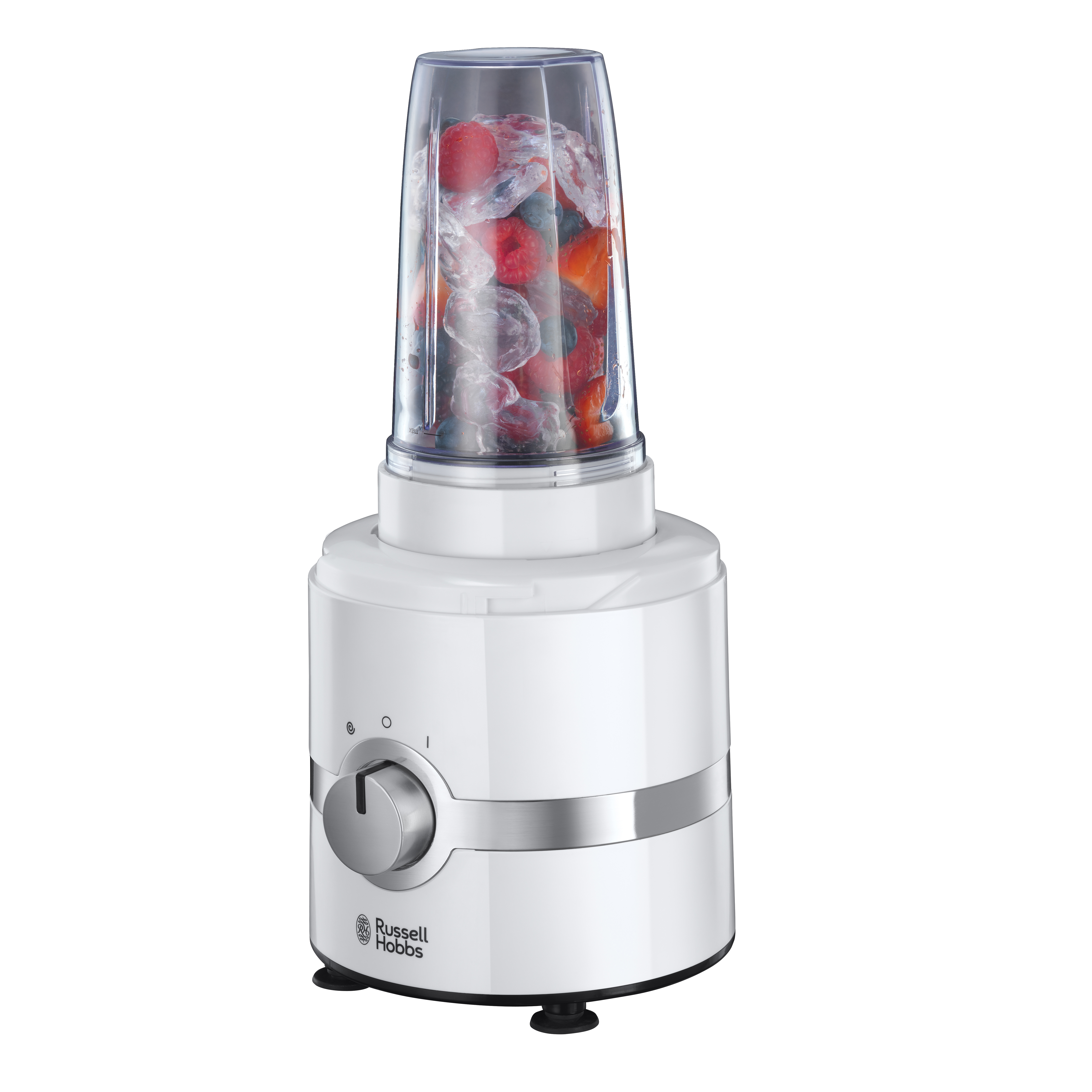 RUSSELL HOBBS 22700-56 Entsafter 800 Watt, Weiß/Chrom