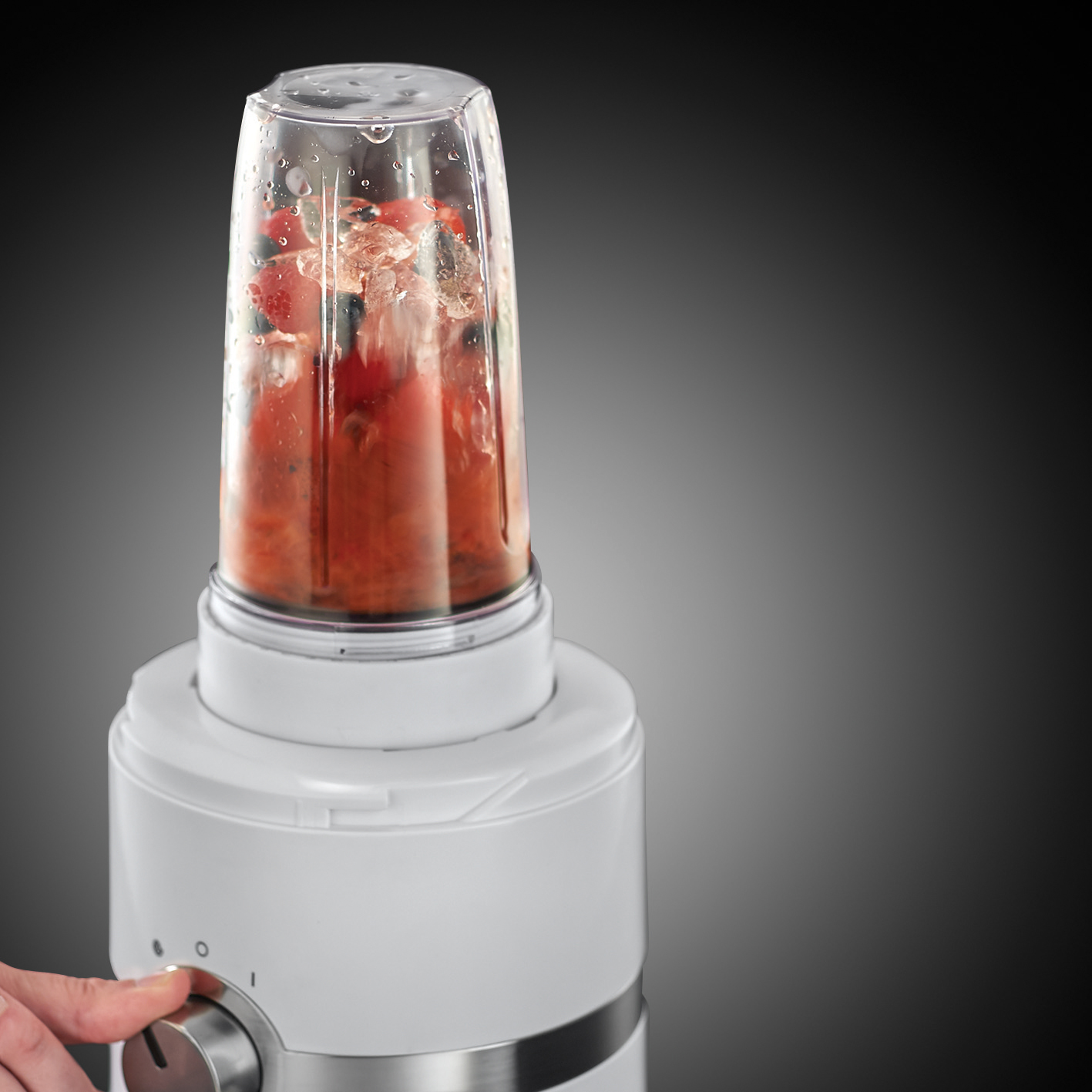 RUSSELL HOBBS 22700-56 Entsafter 800 Watt, Weiß/Chrom