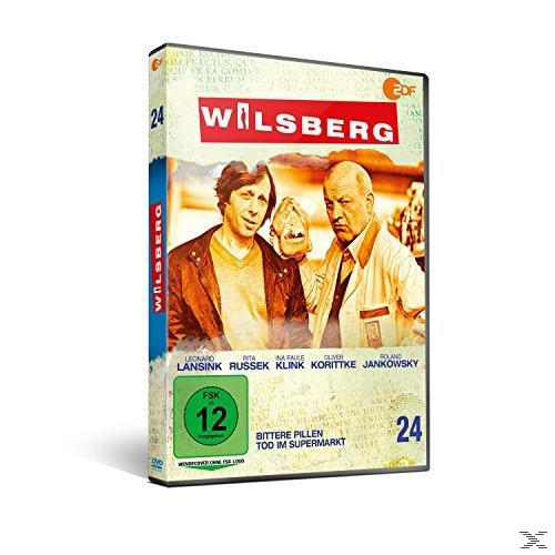 DVD-Cover von „Wilsberg“. Zwei Männer sind auf dem Cover, mit dem Titel und etwas Text auf der Seite.