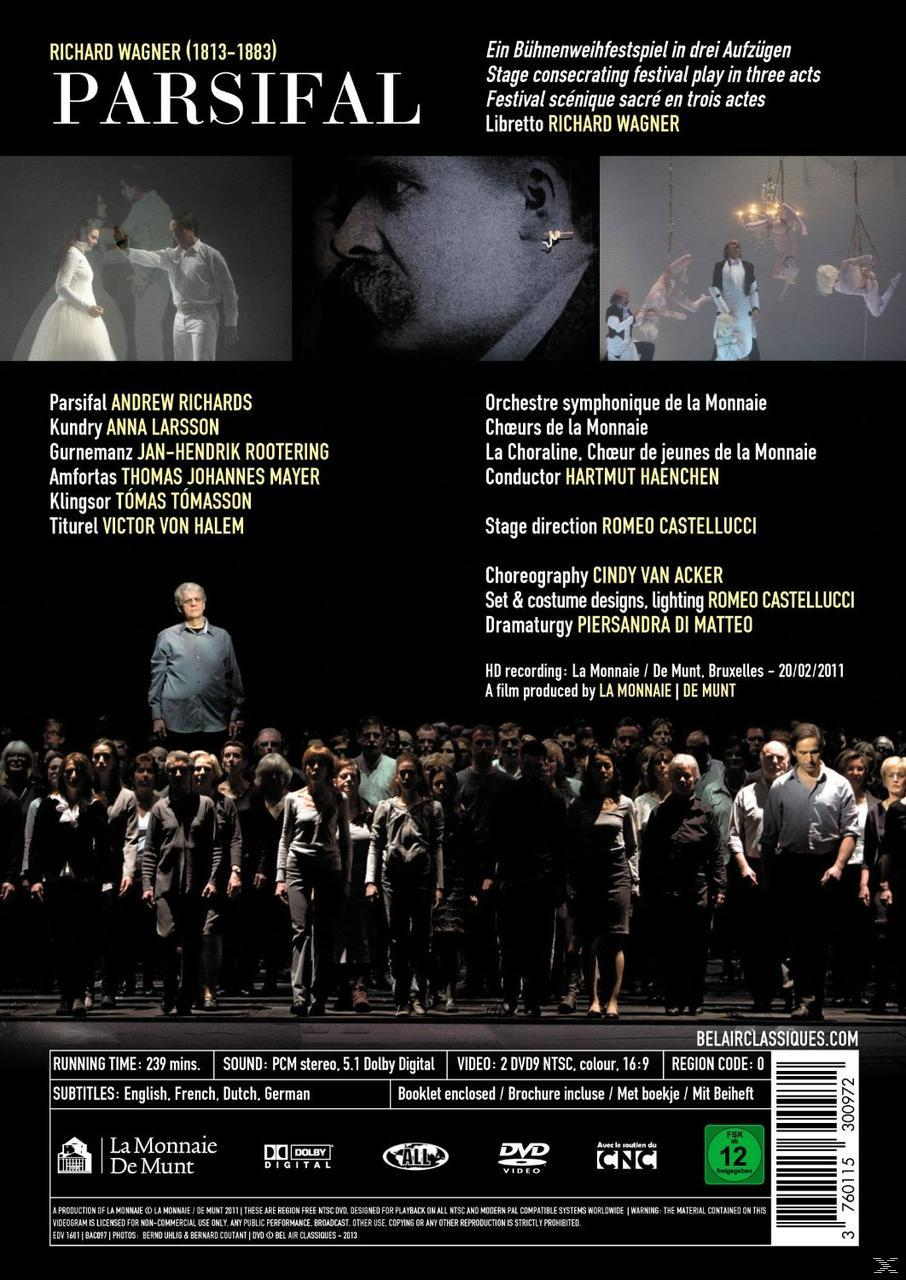 Choeurs Orchestre - (DVD) La Symphonique - De Parsifal Monnaie, Monnaie De La