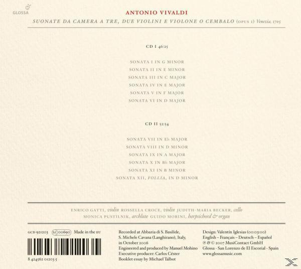 Aurora, Gatti/Ensemble Aurora - Triosonaten op.1  - (CD)