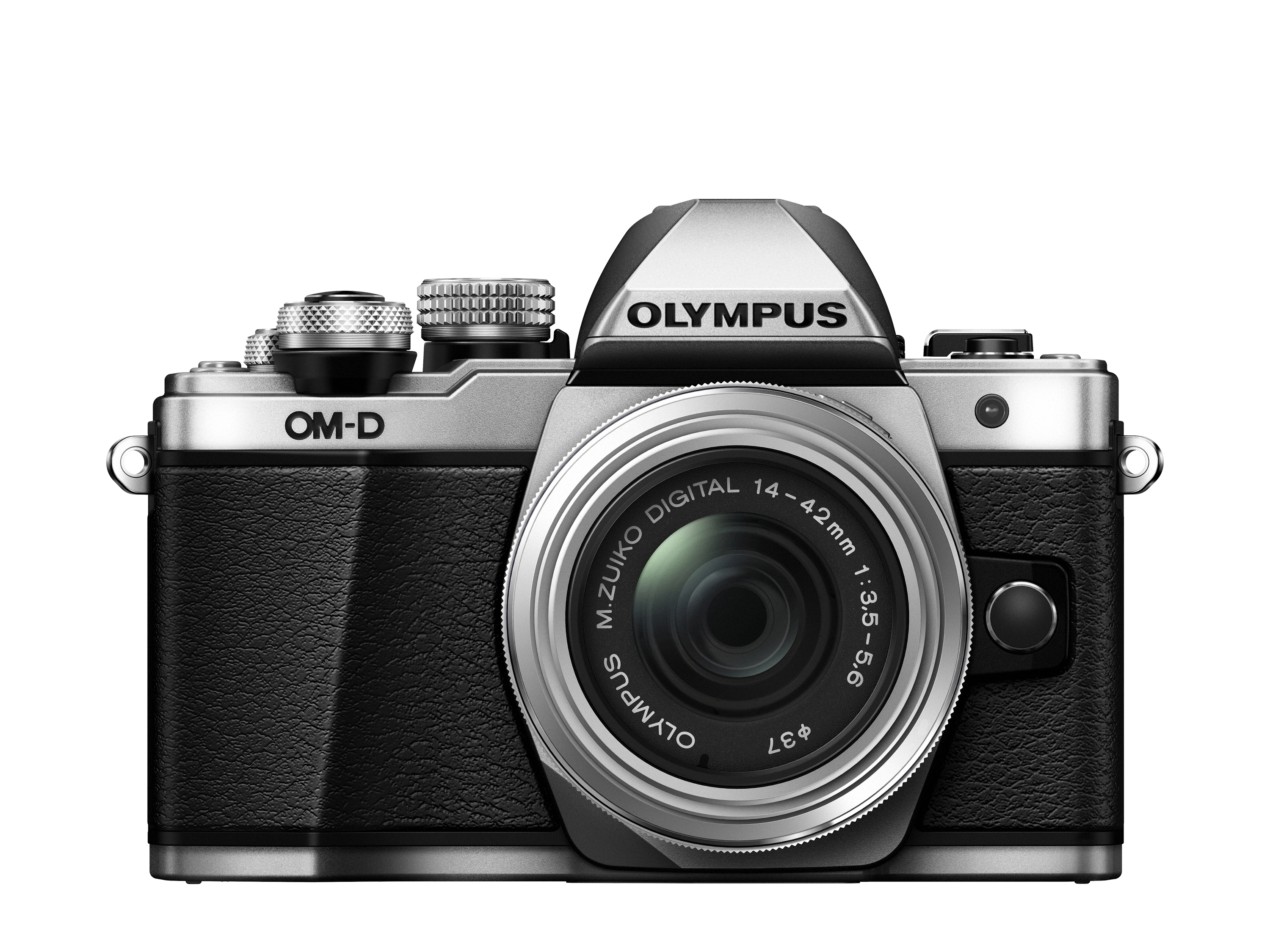 OLYMPUS OM-D E-M10 Mark II  Systemkamera mit Objektiv 14-42 mm, 40-150 mm, 7,6 cm Display Touchscreen, WLAN