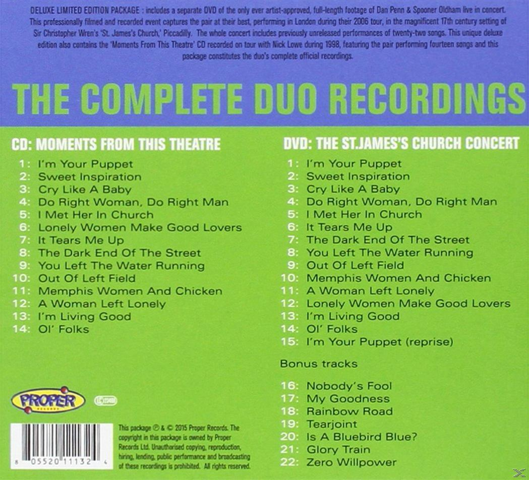 Dan DVD Oldham Penn, Spooner (CD Duo Complete - Video) Recordings + -
