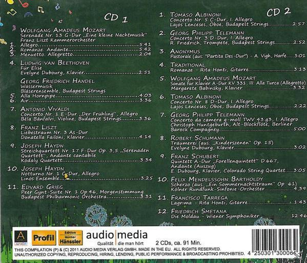 VARIOUS - Klassik Für Kinder [Doppel-Cd]  - (CD)